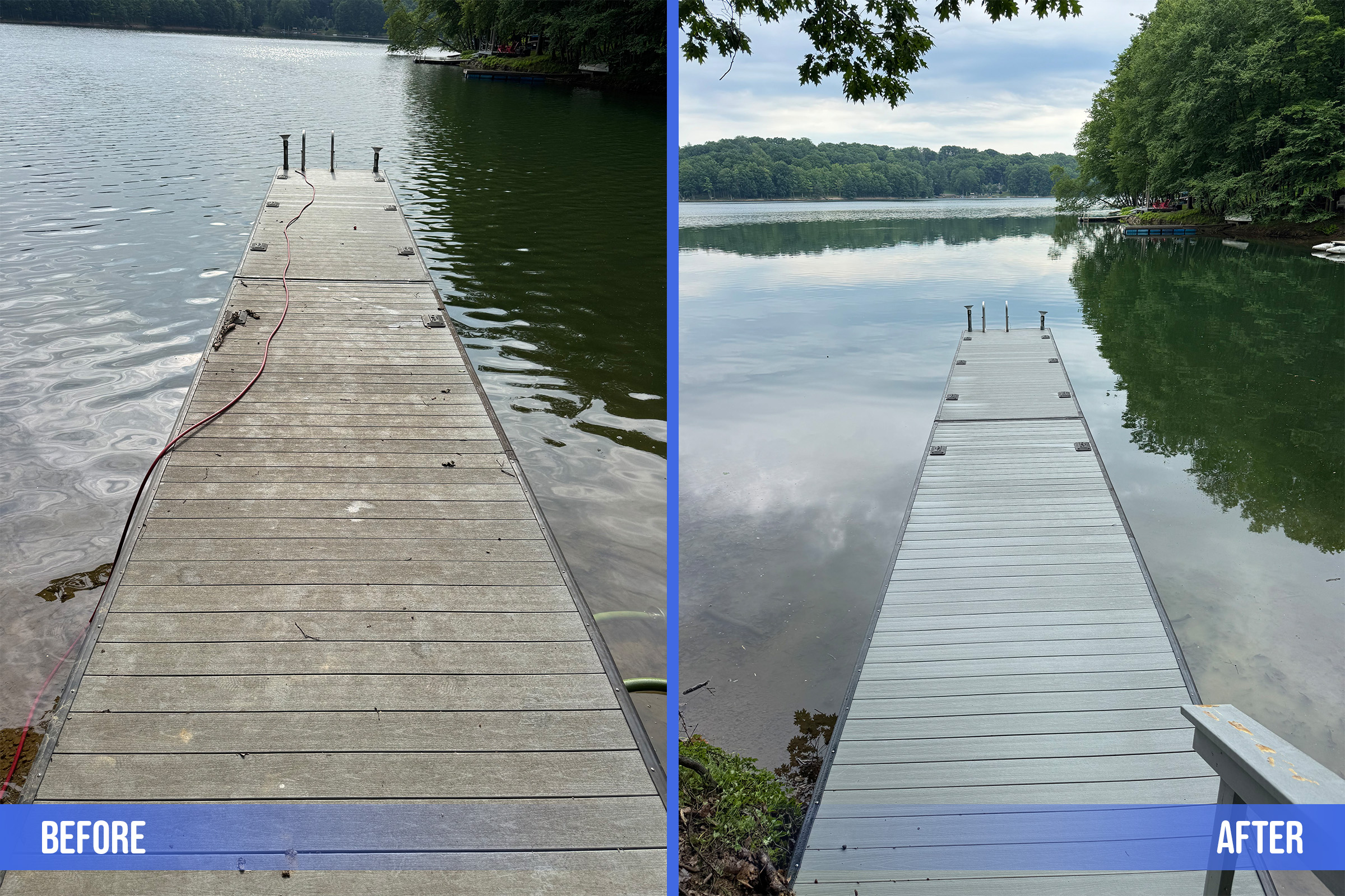 Before & After Dock